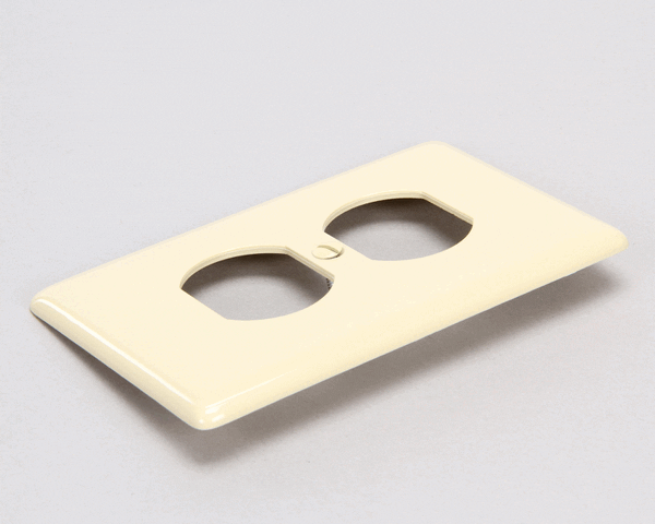 HUBBELL LIGHTING NP8I IVORY 1 GANG DUPLEX WALL PLATE