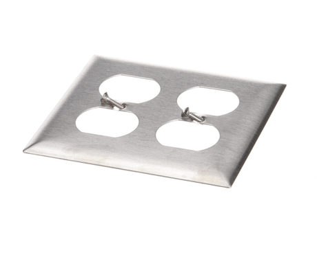 HUBBELL LIGHTING SS82 2 GANG SS RECEPTACLE PLATE