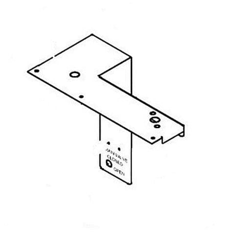 HENNY PENNY PARTS Henny Penny 24802 BRACKET-OFE-321 Drain Valve - SKU HEN24802
