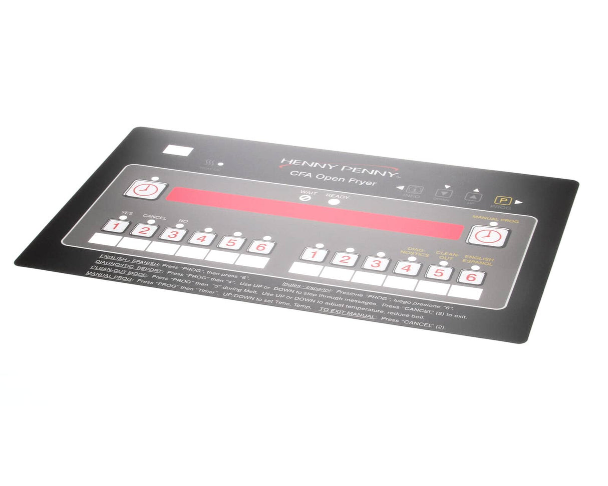 HENNY PENNY PARTS Henny Penny 61575 Decal-Cfa 12 Button Control - SKU HEN61575