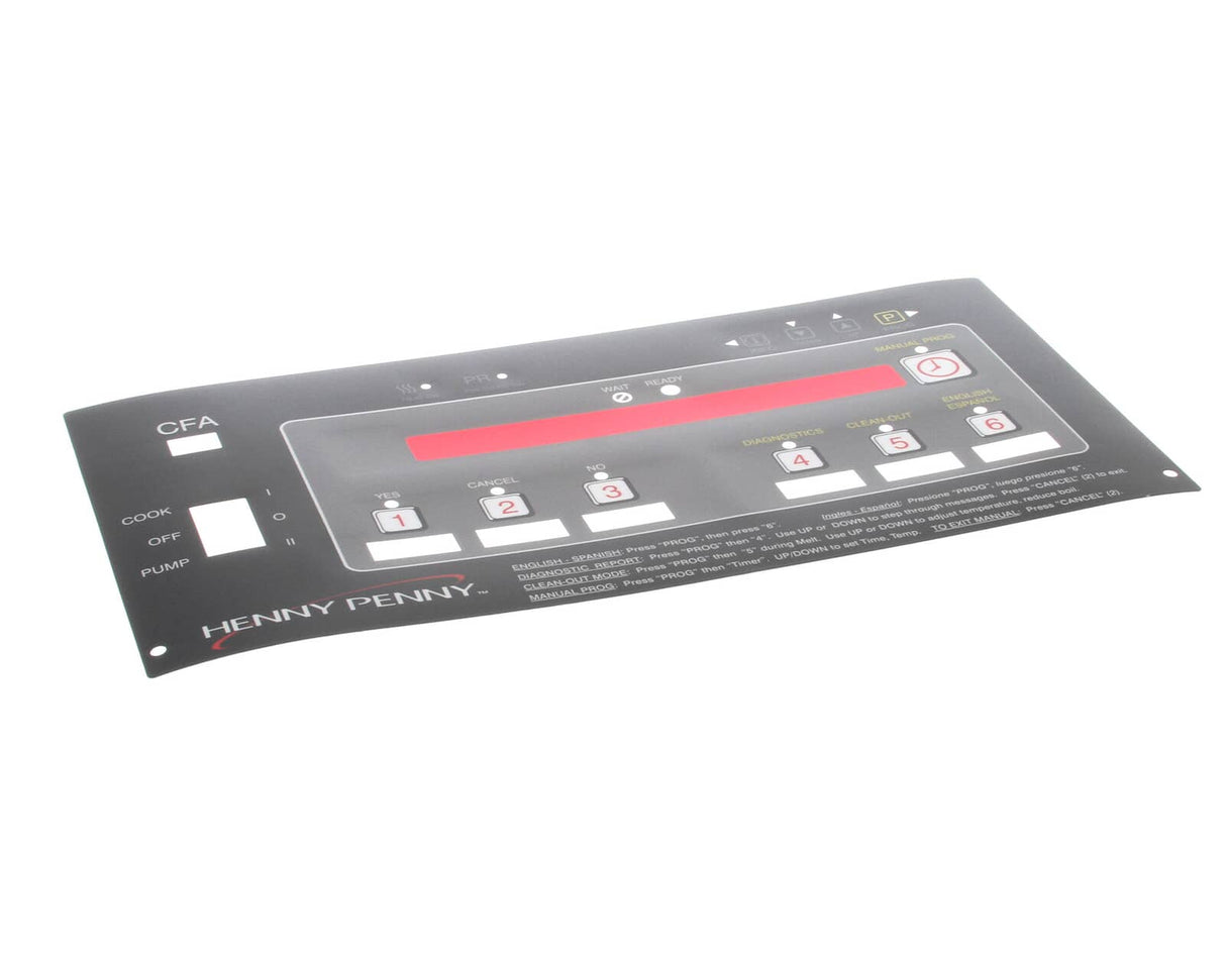 HENNY PENNY PARTS Henny Penny 61576 Decal-Cfa 6 Button Control - SKU HEN61576