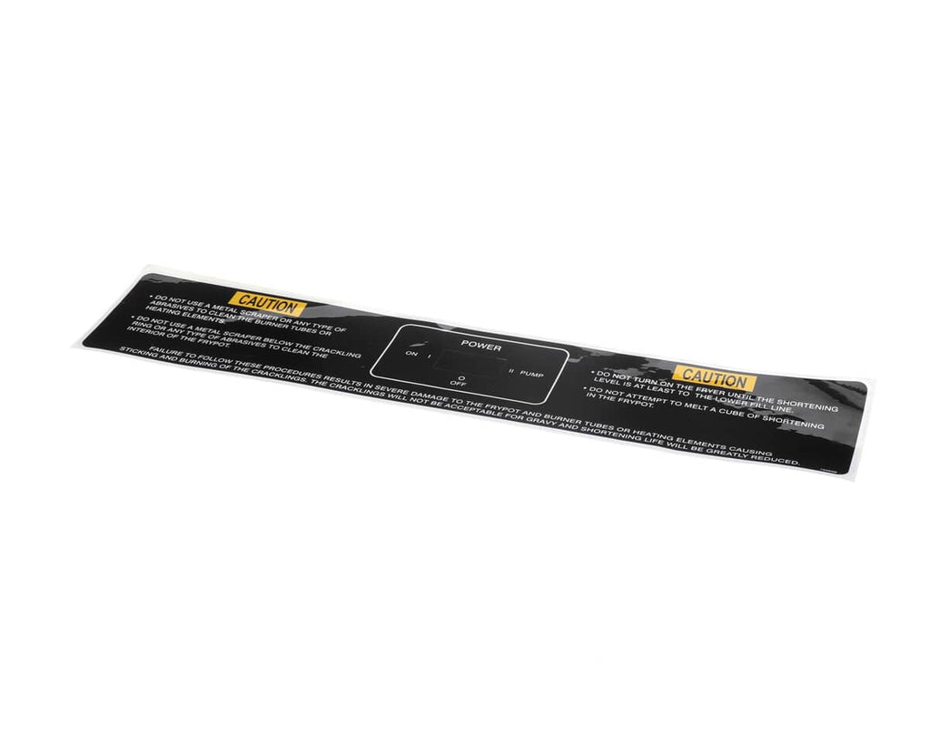 HENNY PENNY PARTS Henny Penny 75696 Label-Power/Pump/Melt Gm - SKU HEN75696