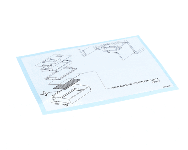 HENNY PENNY PARTS Henny Penny 90196 Label-Replacement Filter - SKU HEN90196