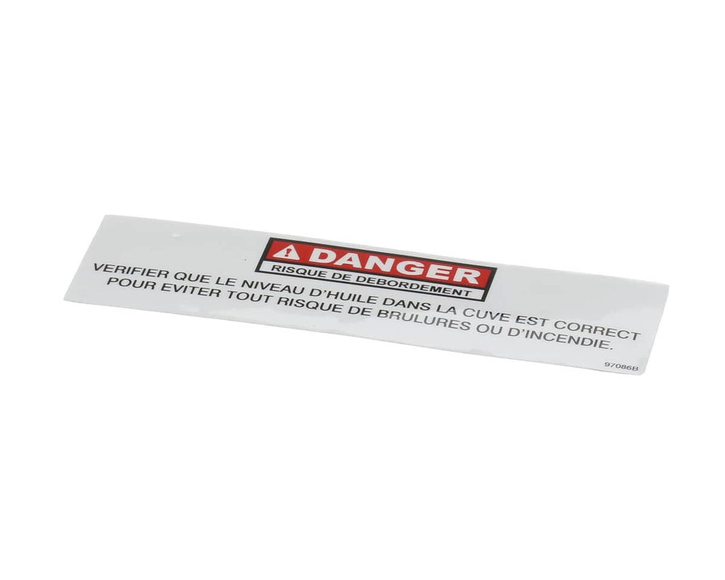 HENNY PENNY PARTS Henny Penny 97086 Label-Danger Shorting Fre - SKU HEN97086