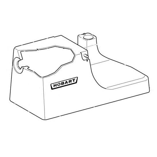 HOBART PARTS Hobart 00-116644 Shaft Bowl Cover - SKU HOB00-116644
