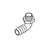 HOBART PARTS Hobart 00-122419-00001 Elbow - SKU HOB00-122419-00001