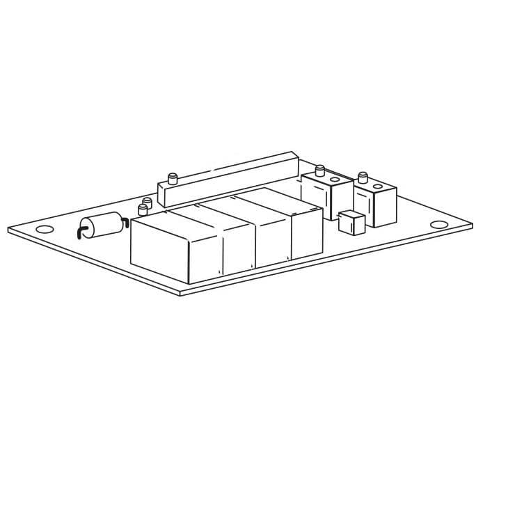HOBART PARTS Hobart 00-360835-00168 Board B Power Relay Circuit - SKU HOB00-360835-00168