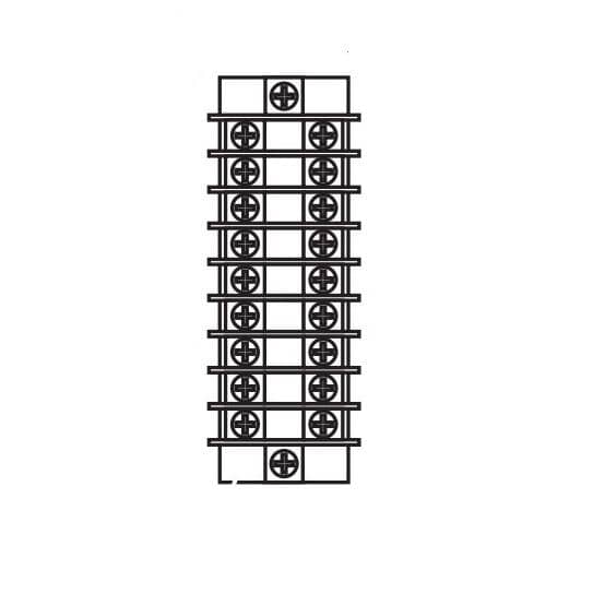 HOBART PARTS Hobart 00-425900-00143 Terminal BLOCK-12 Pole - SKU HOB00-425900-00143