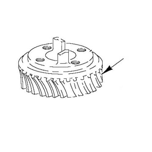 HOBART PARTS Hobart 00-437524 Gear Worm - SKU HOB00-437524