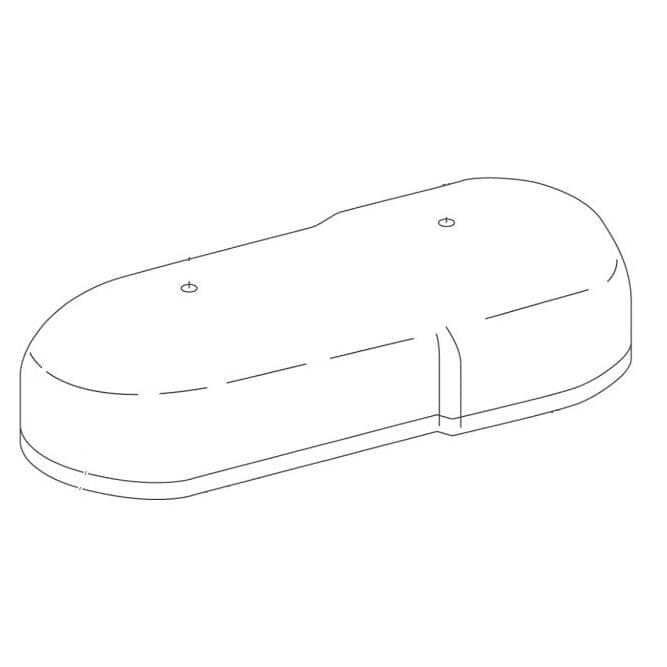 HOBART PARTS Hobart 00-437607 Top Cover Assembly Painted - SKU HOB00-437607