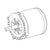 HOBART PARTS Hobart 00-438846-00002 Motor Knife Drive (50HZ) - SKU HOB00-438846-00002
