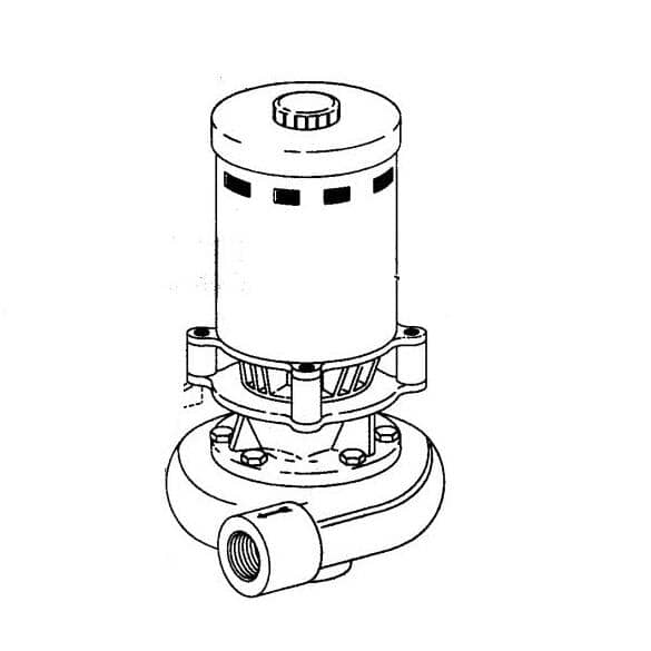 HOBART PARTS Hobart 00-474124-00001 Motor 3/4 HP 208-230/460/60/3 - SKU HOB00-474124-00001