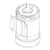 HOBART PARTS Hobart 00-478380-00002 Motor Assembly V1401 - SKU HOB00-478380-00002