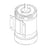HOBART PARTS Hobart 00-478380-00004 Motor Assembly V1401 - SKU HOB00-478380-00004