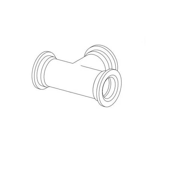 HOBART PARTS Hobart 00-749650-00002 X Tee Drain Unload - SKU HOB00-749650-00002