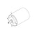 HOBART PARTS Hobart 00-874634 Motor HL200 - SKU HOB00-874634