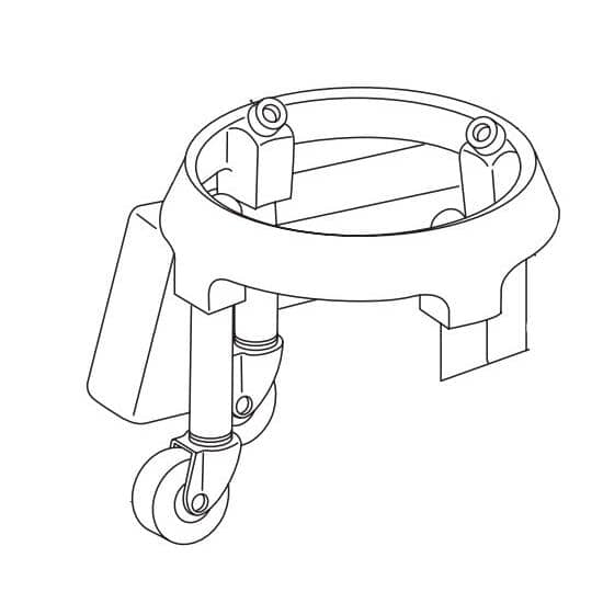 HOBART PARTS Hobart 00-875748 I Bowl Truck Assembly - SKU HOB00-875748