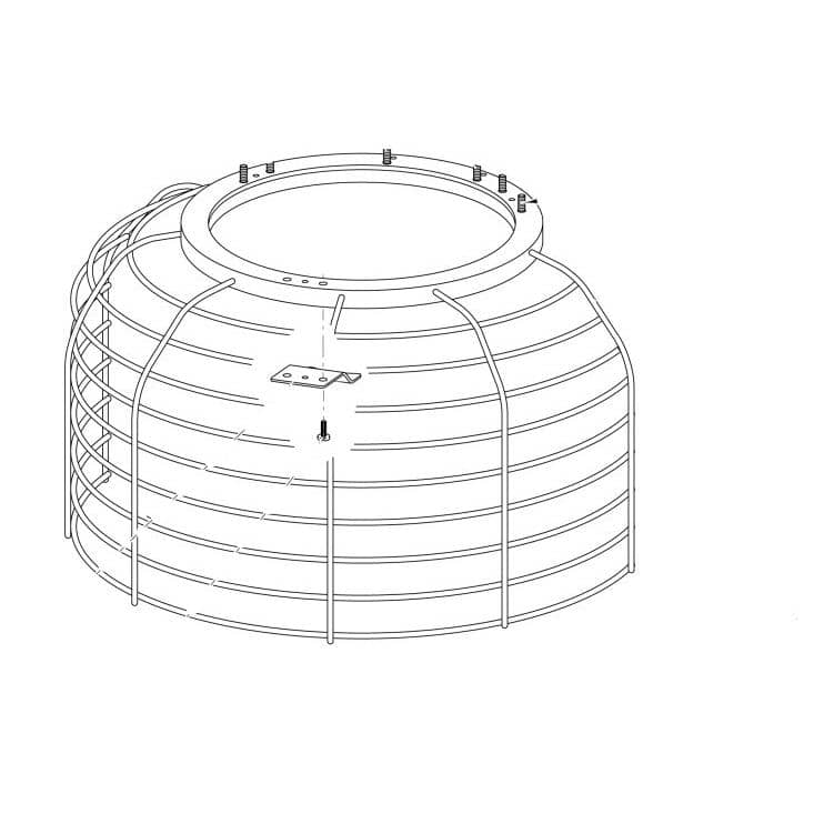 HOBART PARTS Hobart 00-875808 Cage Splash Guard Assembly - SKU HOB00-875808