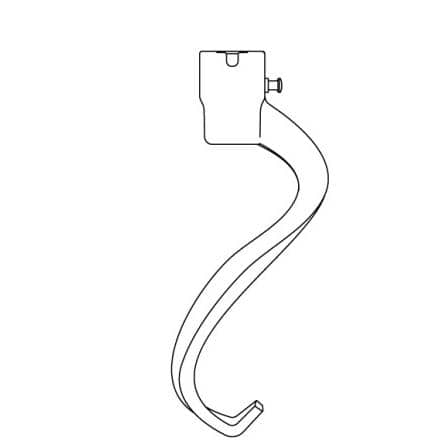 HOBART PARTS Hobart 00-875847 I Pk Mtl 1401 Ed Dough Arm - SKU HOB00-875847