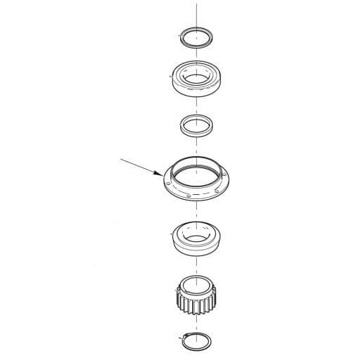 HOBART PARTS Hobart 00-875857 Carrier Lower Bearing - SKU HOB00-875857
