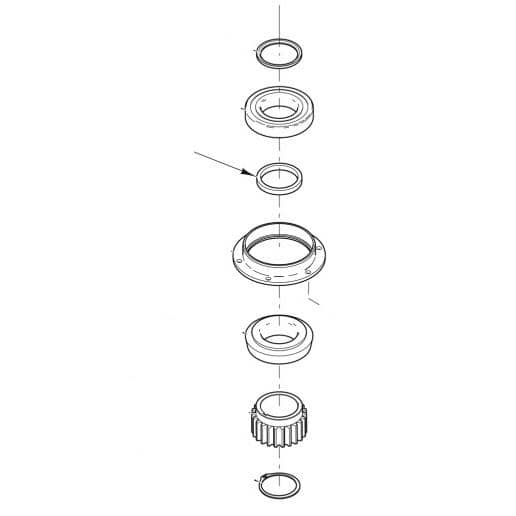 HOBART PARTS Hobart 00-875858 Spacer Lower Lower Planetary - SKU HOB00-875858