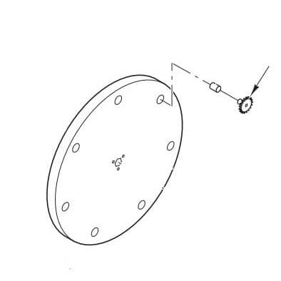 HOBART PARTS Hobart 00-877700-00023 Gear Spit - SKU HOB00-877700-00023