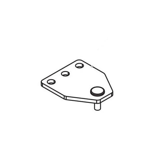 HOBART PARTS Hobart 00-892185 Bracket Weldment Hinge Bottom - SKU HOB00-892185