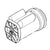 HOBART PARTS Hobart 00-914201 Motor Adapter Assembly 3 Phase - SKU HOB00-914201