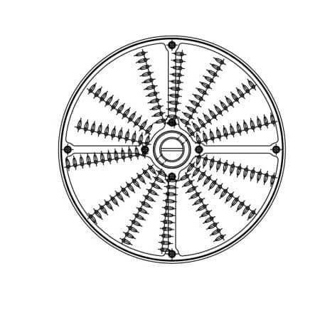HOBART PARTS Hobart 00-915757 Plate Shredder 5/64 (2MM) - SKU HOB00-915757