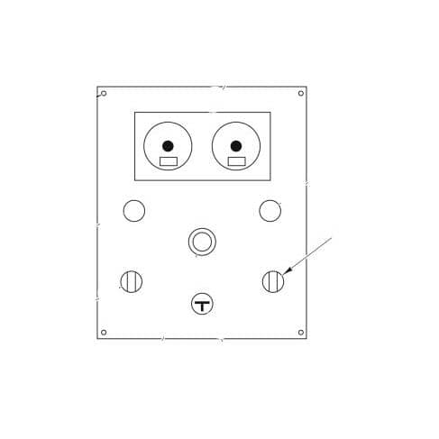 HOBART PARTS Hobart 00-917671-00102 Switch Head Selector 2 Pos - SKU HOB00-917671-00102