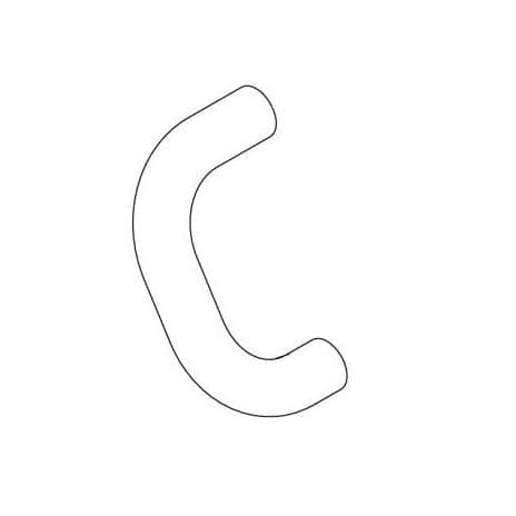 HOBART PARTS Hobart 00-949141-00002 Tube Drain Dual Rinse - SKU HOB00-949141-00002