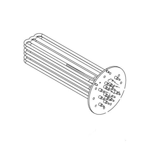 HOBART PARTS Hobart 00-949791-00006 18KW Heater Stud Weldment El - SKU HOB00-949791-00006
