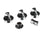 HOBART PARTS Hobart 00-978900-10007 Knob Kit V6B36C Convection Oven - SKU HOB00-978900-10007