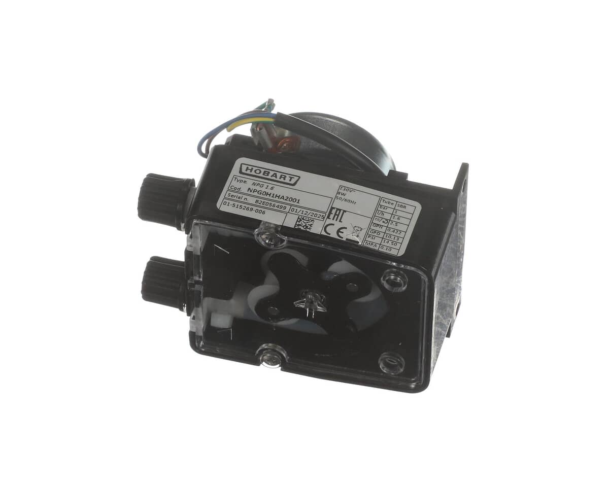 HOBART PARTS Hobart 01-515269-00006 Dosing Pump For Rinse Aid - SKU HOB01-515269-00006