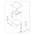 HOBART PARTS Hobart ML-141060-0000Z Ml Mixer Table W/Holes - SKU HOBML-141060-0000Z