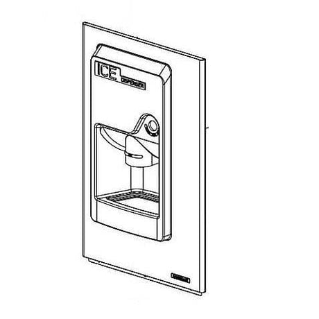 HOSHIZAKI PARTS Hoshizaki 1A0615A01 Front PANEL/DB200C - SKU HOS1A0615A01