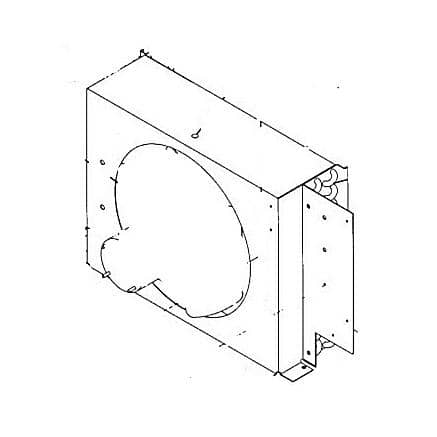 HOSHIZAKI PARTS Hoshizaki 2A1491-01 Shroud-Condenser S/O - SKU HOS2A1491-01