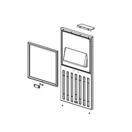 HOSHIZAKI PARTS Hoshizaki 2H5585A04 Door ASSEMBLY/AM-50BAE - SKU HOS2H5585A04