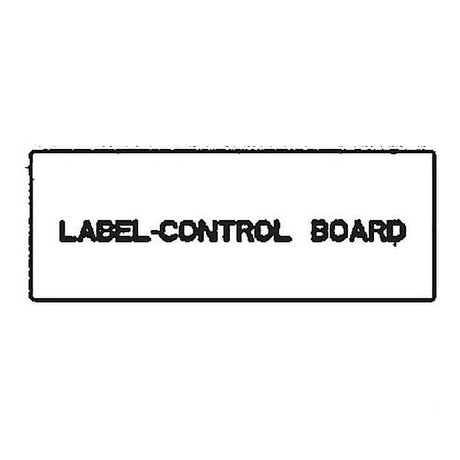 HOSHIZAKI PARTS Hoshizaki 372014L01 Label-Control Board - SKU HOS372014L01