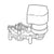 HOSHIZAKI PARTS Hoshizaki 450455-01 Gear Motor - SKU HOS450455-01