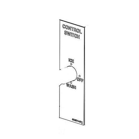 HOSHIZAKI PARTS Hoshizaki 4A4611-01 Control Label - SKU HOS4A4611-01