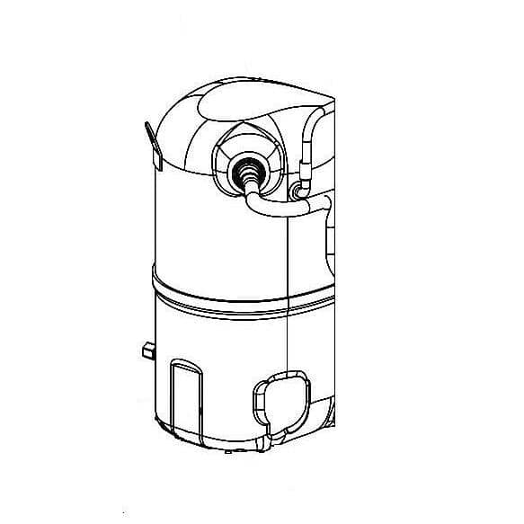 HOSHIZAKI PARTS Hoshizaki 4A5093-03 Compressor CS27K6E-T - SKU HOS4A5093-03