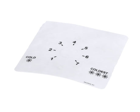 HOSHIZAKI PARTS Hoshizaki 4A5960-01 Label -Dial - SKU HOS4A5960-01