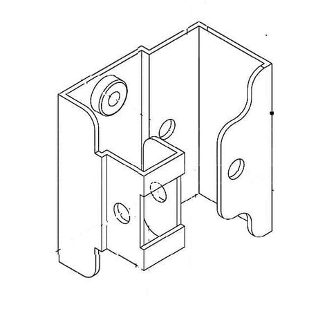 HOSHIZAKI PARTS Hoshizaki 4Y3188G01 Roller Bracket - Wel - SKU HOS4Y3188G01