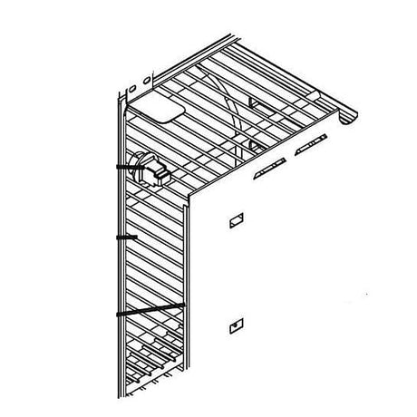 HOSHIZAKI PARTS Hoshizaki 818721020 Large Wire Shelf (Gray) - SKU HOS818721020