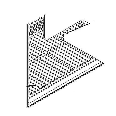 HOSHIZAKI PARTS Hoshizaki 818721021 Small Wire Shelf (Gray) - SKU HOS818721021