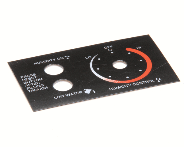 HATCO 07.03.316.00 CONTROL DECAL GRHD/CD W/HUMID