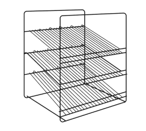 HATCO FSDT3SAR 3 SHELF ANGLE RACK (SHELVES SLANT AT 15