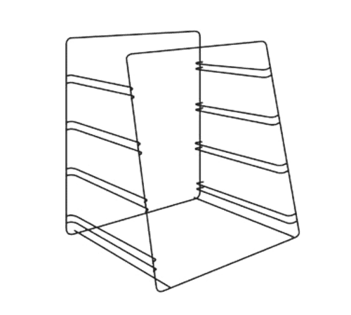 HATCO FSDT4TPR (4) TIER PAN RACK (ACCOMMODATES HALF SIZ
