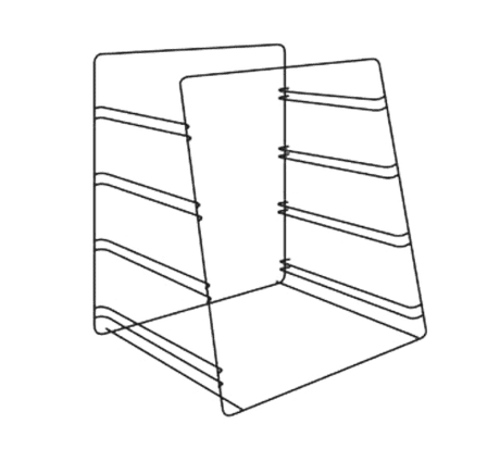 HATCO PARTS Hatco FSDT4TPR (4) Tier Pan Rack (Accommodates Half Siz - SKU HTFSDT4TPR